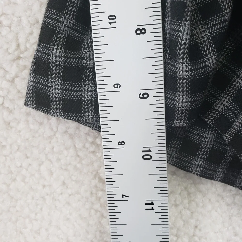 Travis Mathew Plaid Golf Shorts Mens 36 Black Golfcore Preppy Athleisure